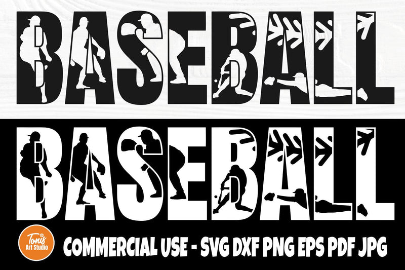 Baseball SVG cut file, Sports Svg, Baseball Shirt SVG TonisArtStudio 