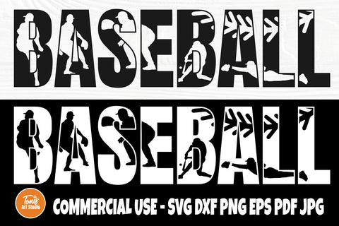 Baseball SVG cut file, Sports Svg, Baseball Shirt SVG TonisArtStudio 