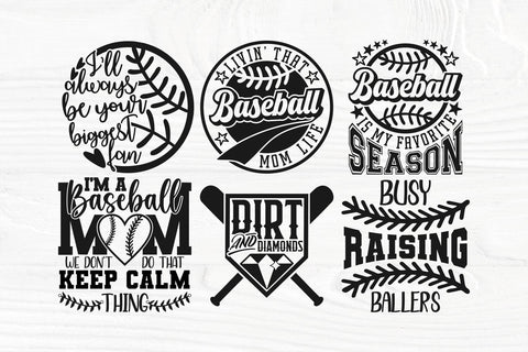 Baseball SVG Cut Files, Baseball Svg Bundle, Baseball Life Svg, Baseball Quote Svg, Baseball Fan, Baseball Shirt Designs, Baseball Mom Svg SVG TonisArtStudio 