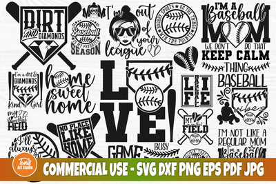 Baseball SVG Cut Files, Baseball Svg Bundle, Baseball Life Svg, Baseball Quote Svg, Baseball Fan, Baseball Shirt Designs, Baseball Mom Svg SVG TonisArtStudio 