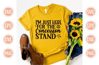 Baseball Svg Design I'm Just Here For the Concession stand SVG SH_Tee store 