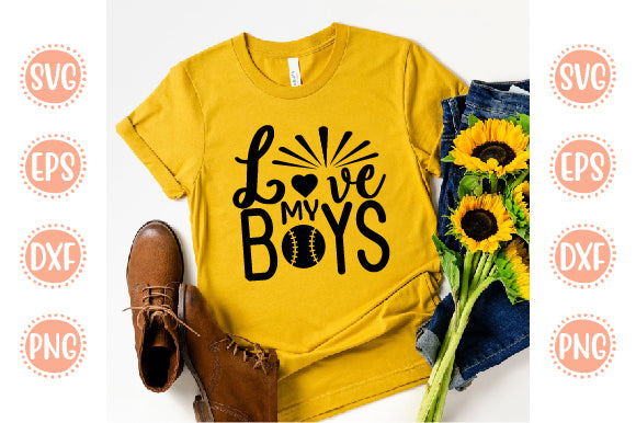 Baseball Svg Design Love My Boys SVG SH_Tee store 