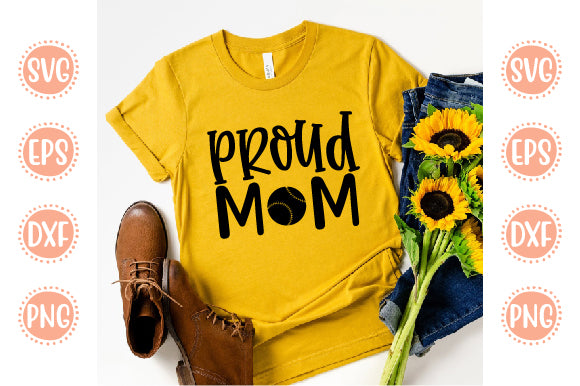 Baseball Svg Design Proud Mom SVG SH_Tee store 