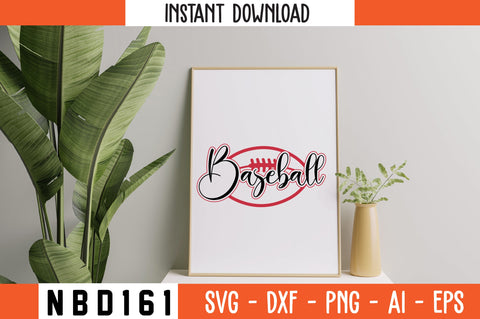 baseball Svg Design SVG Nbd161 