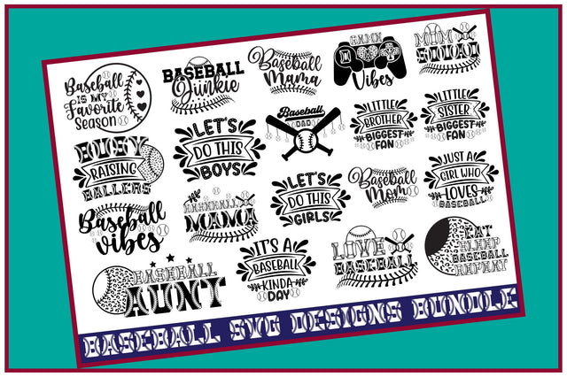 Baseball Svg Designs Bundle SVG Rupkotha 