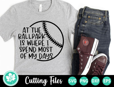 Baseball SVG | In the Ballpark SVG TrueNorthImagesCA 