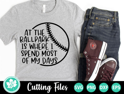 Baseball SVG | In the Ballpark SVG TrueNorthImagesCA 