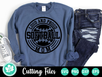 Baseball SVG | Loud and Proud Baseball Mom SVG TrueNorthImagesCA 