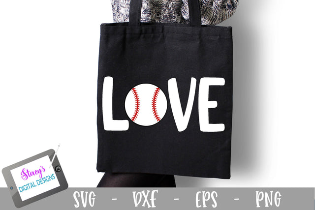 Baseball SVG - Love with baseball SVG Stacy's Digital Designs 
