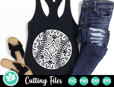 Baseball SVG | Mandala Baseball SVG TrueNorthImagesCA 