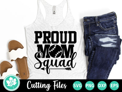 Baseball SVG | Proud Mom Squad SVG TrueNorthImagesCA 
