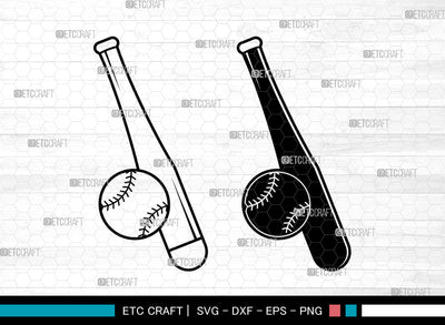 Baseball SVG, Softball Svg, Baseball Glove Svg, Baseball Bat Svg, Baseball Ball Svg, Baseball Svg SVG ETC Craft 