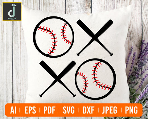 BASEBALL svg, xoxo svg, baseball xoxo svg SVG Alihossainbd 