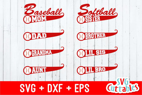 Baseball Tail Set of 9 SVG Svg Cuttables 