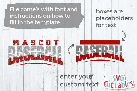 Baseball Template 0020 SVG Svg Cuttables 