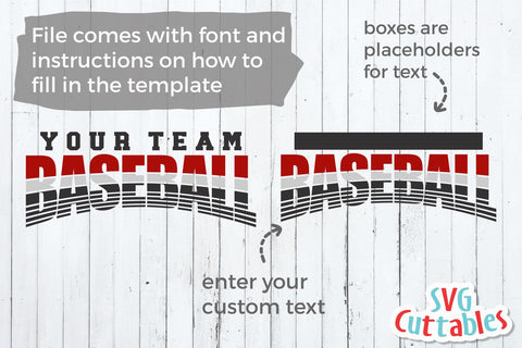 Baseball Template 0022 SVG Svg Cuttables 