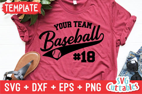 Baseball Template 0023 SVG Svg Cuttables 