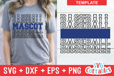 Baseball Template 0026 SVG Svg Cuttables 