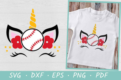 Baseball Unicorn SVG Files for Cricut | Baseball SVG SVG Irina Ostapenko 