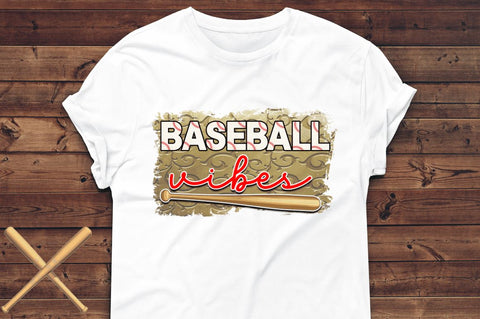 Baseball vibes Sublimation PNG, Baseball Sublimation Design Sublimation Regulrcrative 