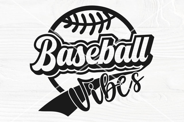 Baseball Vibes SVG Cut File, Mom Shirt, Sports PNG Sublimation SVG TonisArtStudio 