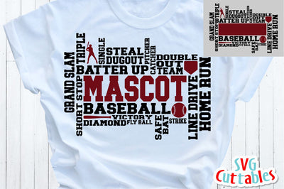 Baseball Word Art SVG Svg Cuttables 