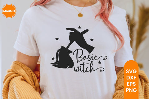 Basic bitch, Halloween svg quote SVG Maumo Designs 