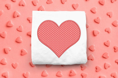 Basic Heart Applique Embroidery Embroidery/Applique DESIGNS Designed by Geeks 