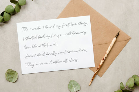 Basic Romantic Font Forberas 