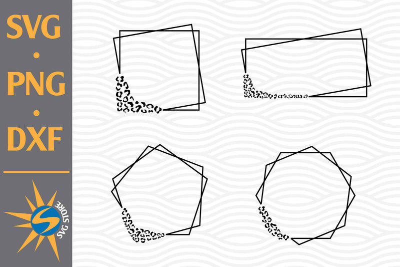 Basic Shape Leopard SVG, PNG, DXF Digital Files Include SVG SVGStoreShop 