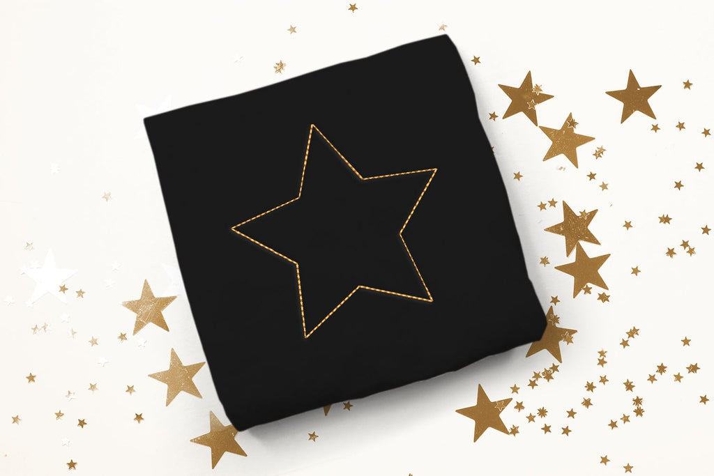 Basic Star Linework Embroidery - So Fontsy