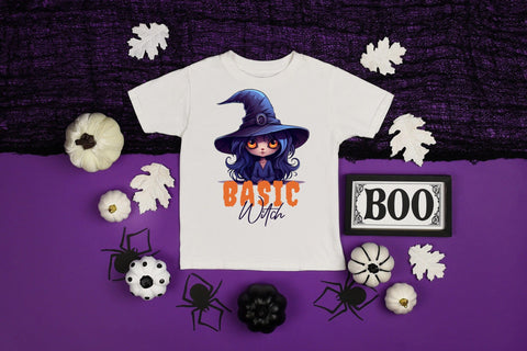Basic Witch - Halloween PNG Sublimation Sublimation CraftLabSVG 