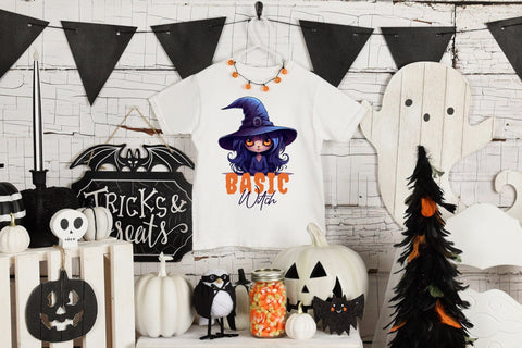 Basic Witch - Halloween PNG Sublimation Sublimation CraftLabSVG 