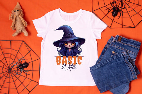 Basic Witch - Halloween PNG Sublimation Sublimation CraftLabSVG 