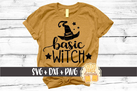 Basic Witch - Halloween SVG PNG DXF Cut Files SVG Cheese Toast Digitals 