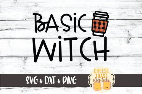 Basic Witch - Halloween SVG PNG DXF Cut Files SVG Cheese Toast Digitals 