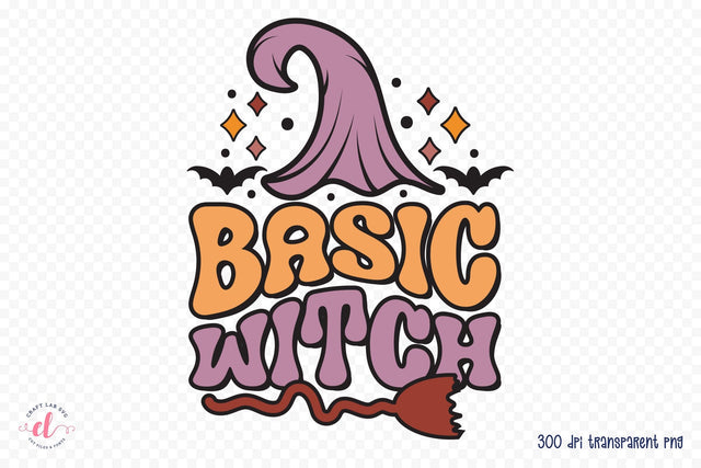 Basic Witch, Halloween Witch Sublimation Sublimation CraftLabSVG 