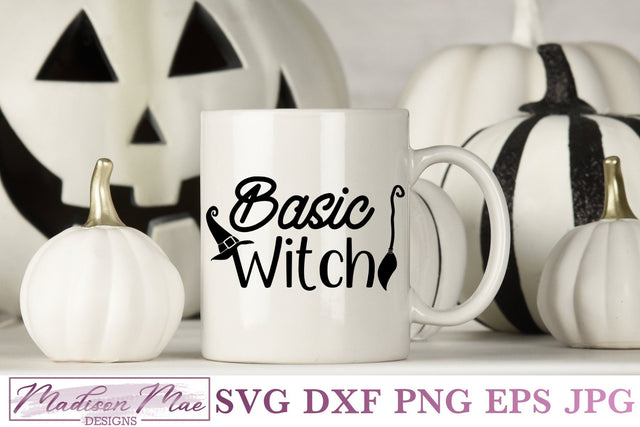Basic Witch, Halloween Witch SVG SVG Madison Mae Designs 