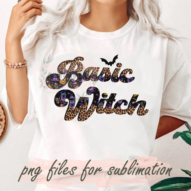 Basic Witch PNG, Basic Witch Halloween Sublimation Designs, Basic Witch Leopard PNG Design, Halloween Leopard Png, Spooky Png, Digital Download Sublimation PrintingLife 