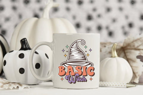 Basic Witch PNG - Retro Halloween Sublimation Sublimation CraftLabSVG 