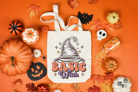 Basic Witch PNG - Retro Halloween Sublimation Sublimation CraftLabSVG 