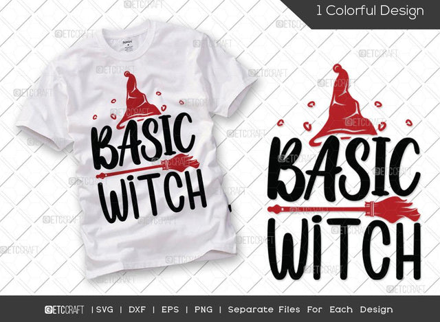 Basic Witch SVG Cut File | Ghost Svg | Boo Svg | Spooky Svg | Holiday Svg | Halloween Svg | Funny Halloween Quote SVG ETC Craft 