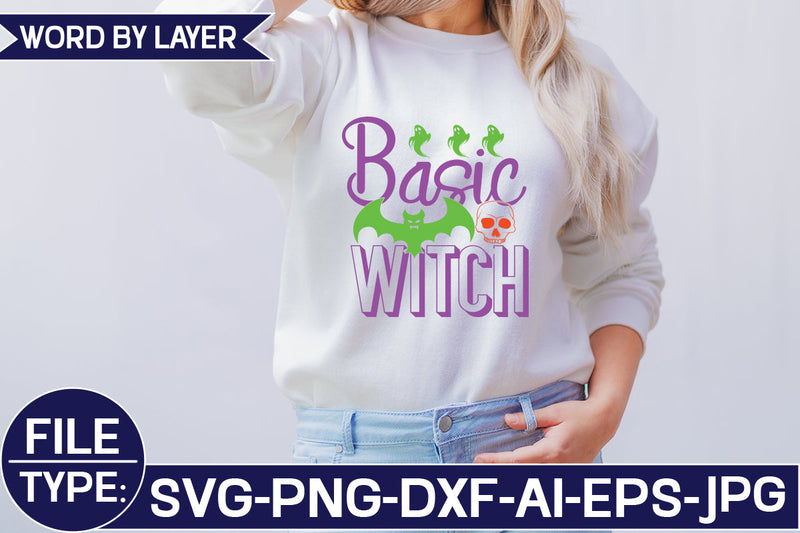 Basic Witch SVG Cut File SVG Studio Innate 