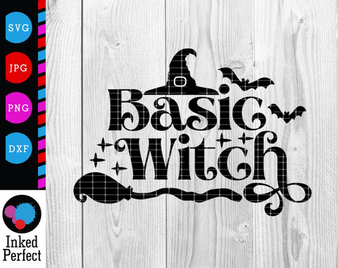 Basic Witch SVG Inked Perfect 