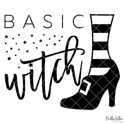 Basic Witch SVG Kelly Lollar Designs 