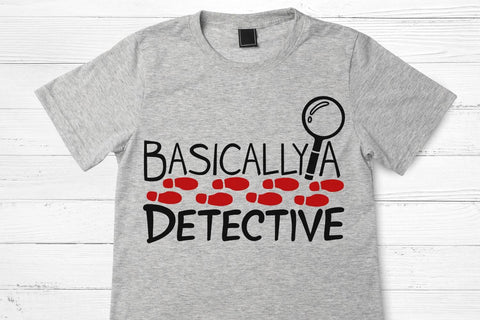 Basically A Detective| Crime Show SVG Cutting Files. SVG CosmosFineArt 
