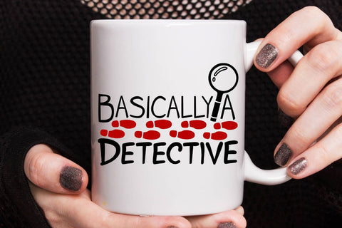 Basically A Detective| Crime Show SVG Cutting Files. SVG CosmosFineArt 