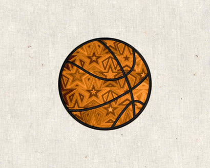 Basketball Applique Embroidery Embroidery/Applique Designed by Geeks 