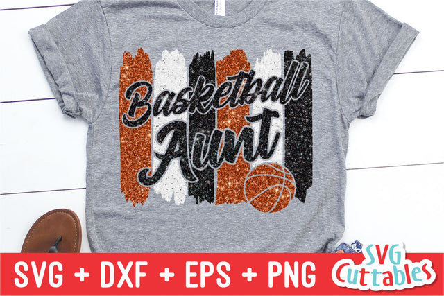 Basketball Aunt SVG Svg Cuttables 