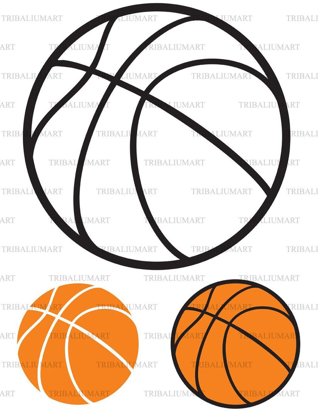 Basketball ball SVG TribaliumArtSF 